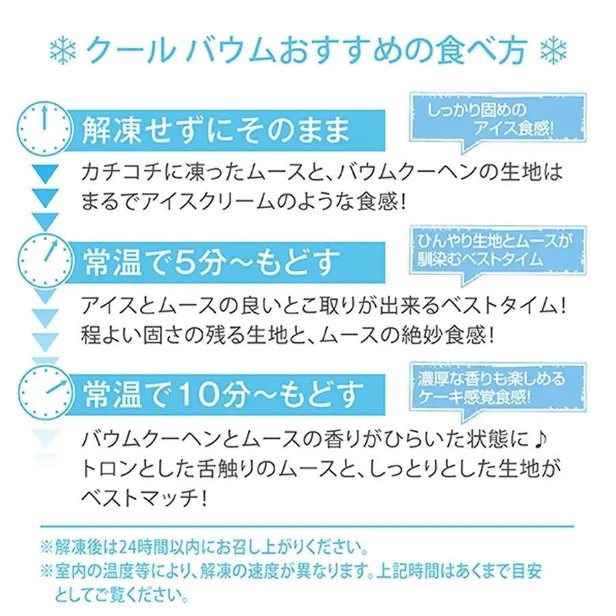 クールバウム アソート6種 バウムクーヘン アイス 京都 