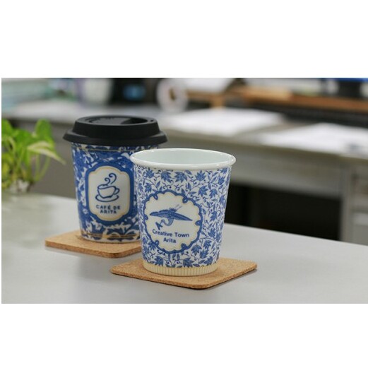タンブラー 有田焼 限定品！ 有田焼coffeeタンブラー Creative Town Arita Café de ARITA カフェ おしゃれ タンブラー 蓋 タンブラー A12-20_イメージ3