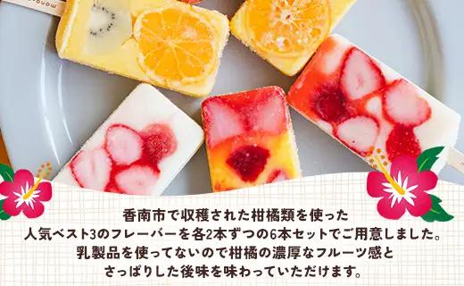 【２回定期便】手作りアイスキャンデー ６本セット Wys-0025
