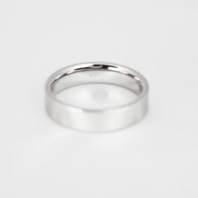 ふるさと納税 弥彦村 純チタン平打リング(幅2.5mm)12号 |  | 03