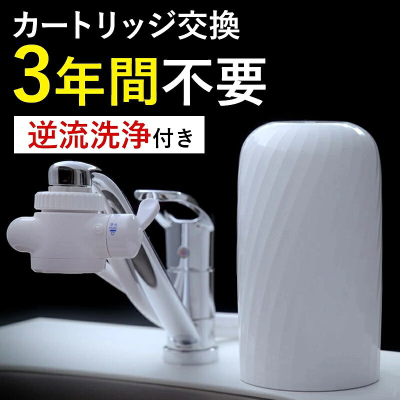 【ふるさと納税】 浄水器 ビューク 3年交換不要 逆流洗浄付 据置型浄水器 フッ素 PFAS PFOS PFOA 除去 カートリッジ 交換不要 活性炭 塩素 除去 浄水 据え置き 据置型 卓上型 蛇口 蛇口直結式 ポット型 ふるさと納税 ギフト 岐阜県 ドリームバンク beaq シャワー