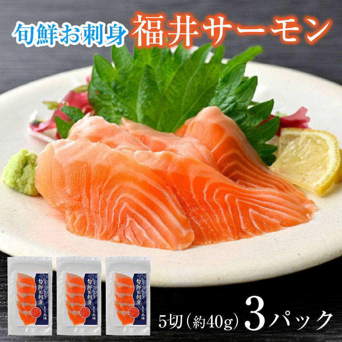 【ふるさと納税】旬鮮お刺身 福井サーモン ｜生食 刺身 真空 サーモン 鮭 ふくいサーモン 産地直送 国産 人気 送料無料 福井県小浜市 [Y-001036] 【配送不可地域：北海道・沖縄・離島】 [BFAA071]