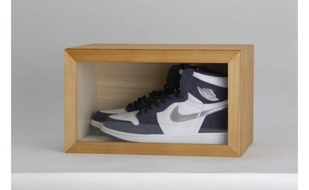 木製シューズボックス 透明アクリル スニーカーケース Shoewindow 名張市