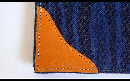 【WOOD DENIM】ノートカバー［A5：刺繍バージョン］
