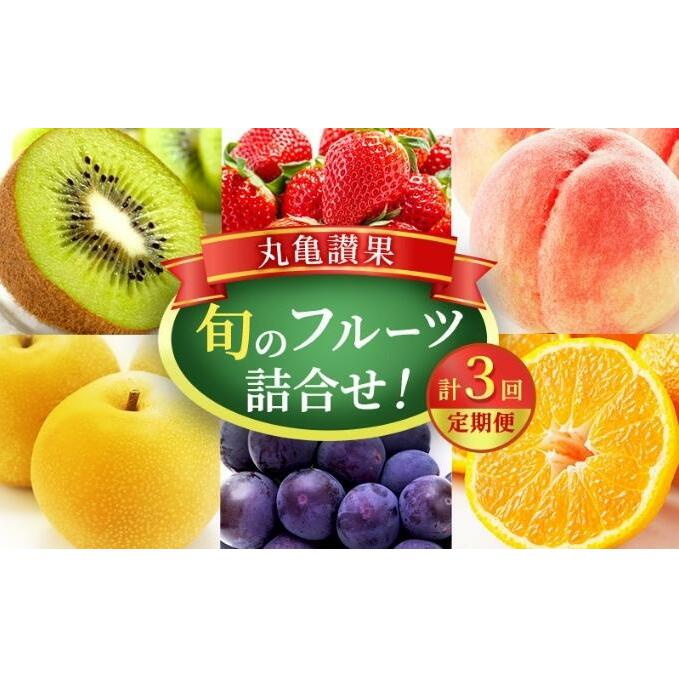 【丸亀讃果】【定期便3ヶ月】今が旬の厳選果実 詰め合わせ 丸亀讃果 旬のフルーツ 食べ比べ いちご みかん デコポン びわ 桃 梨 ぶどう 柿 キウイ 柑橘 柑橘類 果物 デザート おやつ 旬 産地直送 旬の果物 お取り寄せ 冷蔵 冷蔵配送 定期 3回