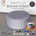 【ふるさと納税】ROUND STOOL 81 Class I 国産 ソファ オリジナル ブランド 株式会社 ヌースプロジェクツ スツール サイドテーブル 腰掛 鞄置き フッ素コーティング 家具 リビング 送料無料