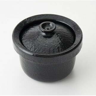 土鍋で炊くと米が甘くなる 「濃黒3合釜鍋 雑穀ご飯鍋」 ARITA PLUS A90-11_イメージ3