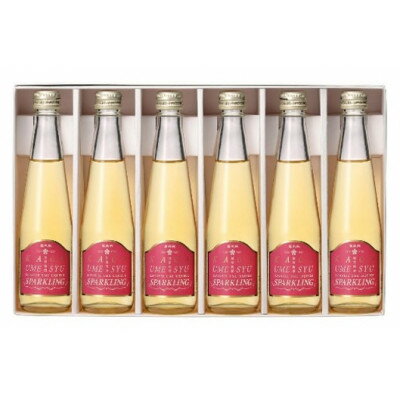 【ふるさと納税】【白山の地酒】萬歳楽　加賀梅酒スパークリング　200ml×6本セット【1622249】