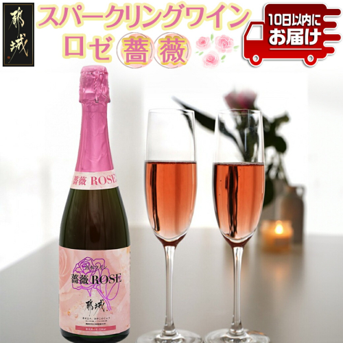 ロゼ スパークリングワイン ≪薔薇≫ ≪みやこんじょ特急便≫_12-20-W13-Q