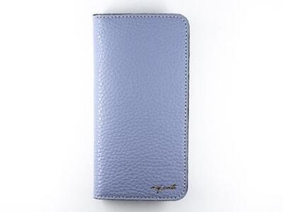 maf pinto アイフォーンケース 本革 日本製 (iPhone SE 第2世代 ／ 8 ／ 7, ) ADRIA LINE 【ライトブルー】