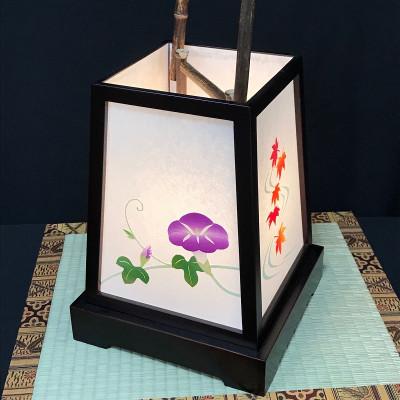 ふるさと納税 泉佐野市 正絹着物生地で作ったおしゃれな行灯 日本の四季 あんどん あかり 夢あかり 050F097 |  | 02