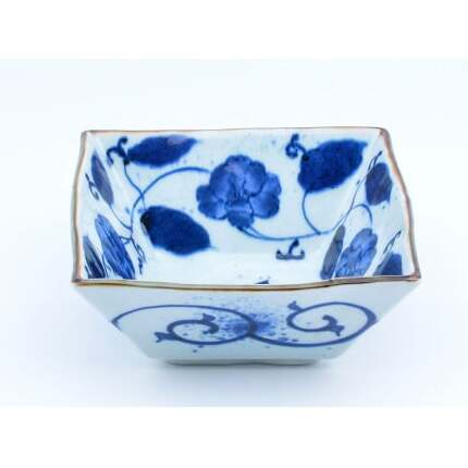 花牡丹唐草 角鉢 有田焼 食器 うつわ 器 手描き 鉢 まるぶん A20-483_イメージ3