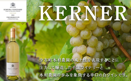【12月25日決済まで年内発送】【日本ワインコンクール2024 銀賞】KITA WINE KIMURA VINEYARD SHIRO 2022 ワイン 白 白ワイン 辛口 酒 ギフト 千歳 北海道