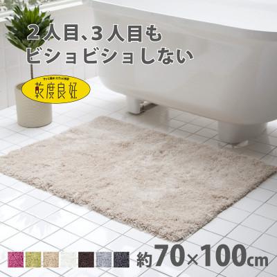 ふるさと納税 海南市 乾度良好 Dナチュレ バスマット 約70×100cm ベージュ 吸水速乾 裏面すべり止め加工