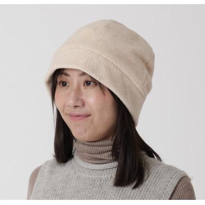 ふるさと納税 豊中市 【杢ベージュ】オーガニックコットンふんわり帽子 |  | 01