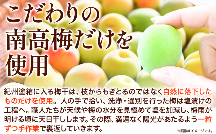高級南高梅みかん梅400g 網代模様仕上紀州塗箱入り 澤株式会社《90日以内に出荷予定(土日祝除く)》和歌山県 日高町 梅干し みかん みかん梅 紀州南高梅 紀州塗  送料無料