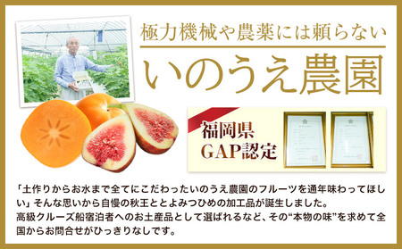 コンフィチュール＆セミドライフルーツ 秋王 いのうえ農園 株式会社アジア開発貿易《30日以内に出荷予定(土日祝除く)》福岡県 鞍手郡 鞍手町 ドライフルーツ 柿 かき フルーツ くだもの 果物 ジャム