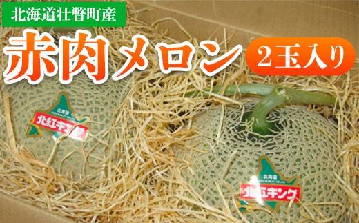 ＜2026年7月上旬よりお届け＞北海道壮瞥産 赤肉メロン 2玉入り 【 ふるさと納税 人気 おすすめ ランキング 北海道 壮瞥 赤肉メロン  メロン 赤肉 産地直送 北海道メロン 果実 果物 旬 夏 季節商品 贈り物 贈物 贈答 ギフト 大容量 詰合せ セット 北海道 壮瞥町 送料無料 】 SBTA031