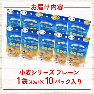 ビスケット 40g×10p 国産 ペットフード おやつ 小分け ペット 犬 いぬ イヌ ドッグ 間食 無添加 小麦 はちみつ ハチミツ 蜂蜜 ご褒美 プレーン 動物 オヤツ 犬用 静岡県 沼津市