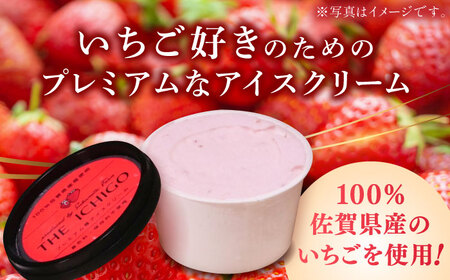 THE ICHIGO 苺感たっぷりプレミアム苺アイスクリーム 計8個 / 佐賀県 / リフルット株式会社 [41ABAA018]