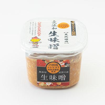 ふるさと納税 須賀川市 生味噌15割米麹こだわり6個セット◆米麹に特別栽培米コシヒカリ、塩は赤穂塩を使用(800g×6個) |  | 01