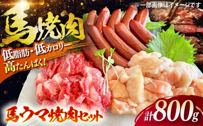 
                  馬肉 馬ウマ 焼肉セット (4〜5人前) 合計 約800g / 馬肉 ばにく 焼肉 冷凍馬肉 ソーセージ そーせーじ ウインナー 馬肉ソーセージ 熊本馬肉  ウインナーソーセージ 馬さがり 馬上ホルモン バーベキュー BBQ セット おつまみ 馬肉 熊本県 特産品 菊陽町【有限会社菊陽食肉センター】 [BHAC008]
                