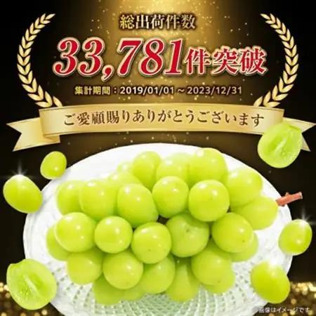2026年発送 フルーツ王国山梨産 厳選 シャインマスカット 3～4房 (約2kg)_甘いシャインマスカット あまいシャインマスカット 美味しいシャインマスカット おいしいシャインマスカット 人気のシ