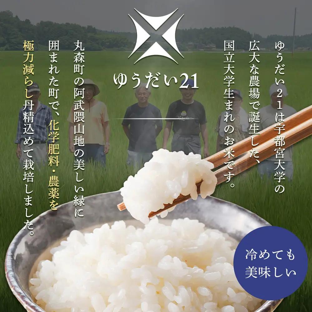 令和7年産 宮城県丸森町産 ゆうだい21 精米10kg (5kg×2個)【52002】