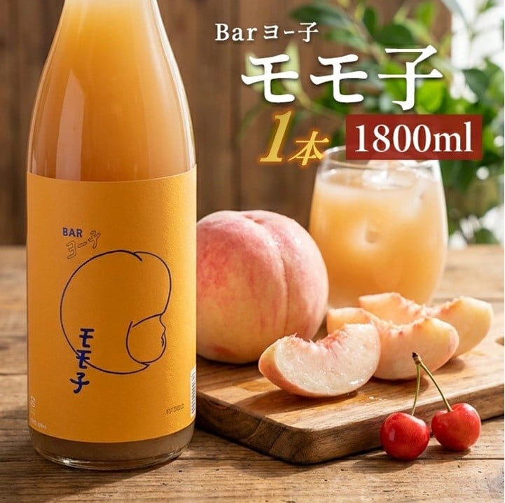 
            酒田の酒屋厳選　楯の川 BARヨー子 モモ子　1800ml×1本 SB0837
          