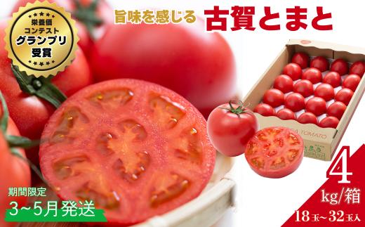 【期間限定】栄養価コンテストでグランプリを受賞した「古賀とまと」 3月～5月発送 トマト 野菜 産地直送 佐賀県 佐賀市：B290-008