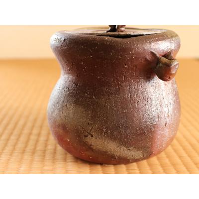 ふるさと納税 上島町 備前焼　耳付水指・一点もの (桐箱付き)　ty-007 |  | 02