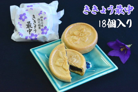 [神奈川県指定銘菓] ききょう最中18個入り｜1916年創業 老舗和菓子店4代目謹製 [0495]