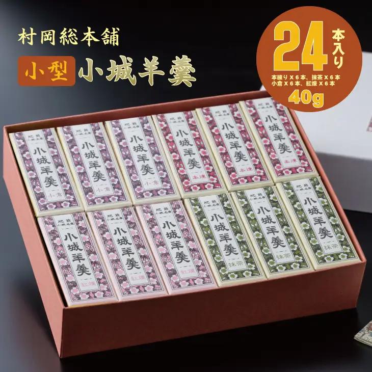 小型小城羊羹 24本詰 羊羹 和菓子 B140-058
