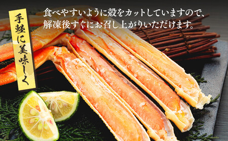 C01-F37 ボイル本ズワイガニ肩 1.3kg 特大3Lサイズ