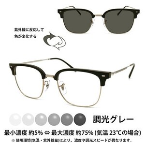 国産調光レンズ使用オリジナルレイバン色が変わるサングラス(RX7216F 2000)　グレーレンズ