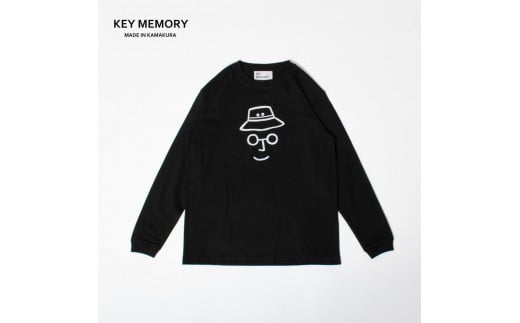 《1》【KEYMEMORY】バケットハットロングTシャツ　BLACK