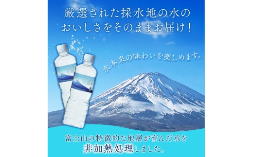 《最短5営業日以内発送》富士山の天然水 500ml×48本 ◇ ｜ 水 お水 飲料水 ミネラルウォーター ペットボトル 防災 キャンプ アウトドア 備蓄
