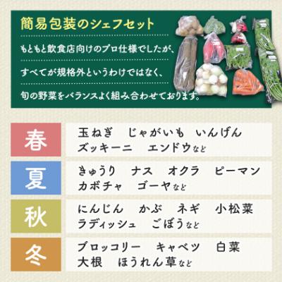 ふるさと納税 掛川市 しあわせ野菜畑のシェフLセット　(訳あり規格外の有機野菜を一部使用) |  | 02