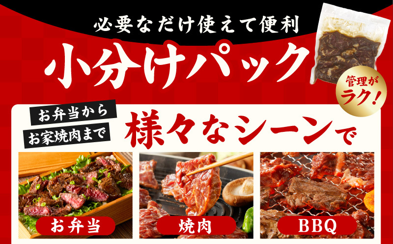 【分けて届く定期便】極旨黒ダレ 牛ハラミ 総量 1.3kg 【牛肉 はらみ 小分け 焼肉 お弁当 BBQ 訳あり ワケアリ わけあり サイズ不揃い 規格外 全2回】 099Z622_イメージ5