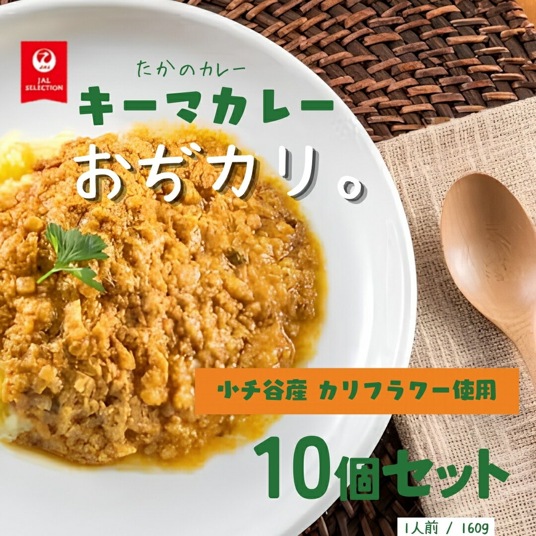 【ふるさと納税】レトルトカレー キーマカレー 10個セット おぢカリ。 カリフラワーをまるごと使用 | 備蓄 レトルトパック お取り寄せ グルメ ギフト 新潟県 小千谷市 たかの【0059-0001】
