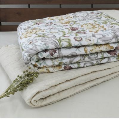 ふるさと納税 和泉市 【掛敷セット】爽やかリネンコットンガーゼケットと敷パッド ナチュラル( 3451S3452-NA) |  | 01