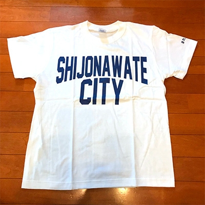 
「SHIJONAWATE CITY」Tシャツ　1枚(白・Sサイズ)【1057908】
