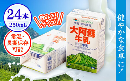 令和8年熊本地震復興支援 大阿蘇牛乳 250ml(24本入り)牛乳[AYCB028]