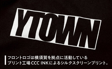 【Sサイズ】YTOWN BOX LOGO TEE BLACK【YTOWN】[AKIK001-1]