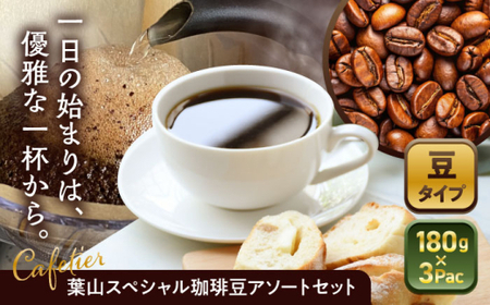 【コーヒー豆】葉山スペシャル珈琲豆アソートセット 3パック入り コーヒー豆 珈琲豆 コーヒー 【Cafetier】[ASAD005]