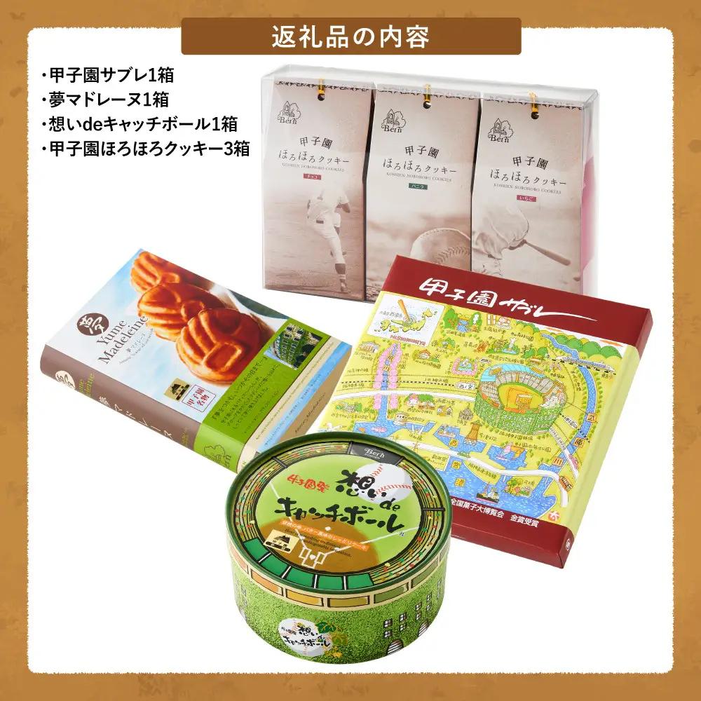 【西宮市の洋菓子】パティスリーベルン特製　甲子園スペシャルセット　洋菓子