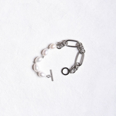 
pearl bracelet silver men's【1344014】
