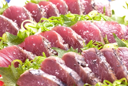 [007003]「うまいちや！」もっちり食感に驚き＆感動☆かつおわら焼きたたき（小）４本セット