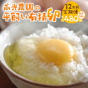 【ふるさと納税】 定期便 12か月 たまご 卵 玉子 タマゴ 鶏卵 生卵 40個入り 平飼い 有精卵 新鮮 安心 黄身 甘い 朝食 卵かけご飯 TKG スイーツ パンケーキ プリン 永光農園 北海道 札幌市