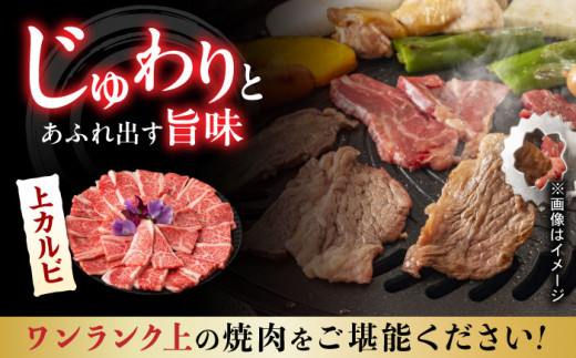 【全3回定期便】【焼き肉満喫セット】モモ 上カルビ 総計900g 長崎和牛 A4?A5ランク【野中精肉店】 [VF78] 肉 牛肉 赤身 もも カルビ 焼肉 定期便